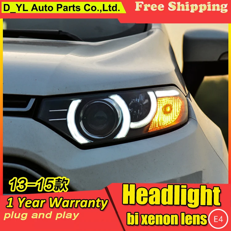 Car Styling Headlights for Ford Ecosport 2013 2015 LED Headlight for