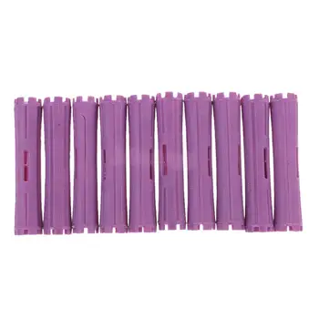 

10Pcs Concave Perm Roller Curl Wave Rods Salon Home Hair Styling DIY Tools Set Random Color