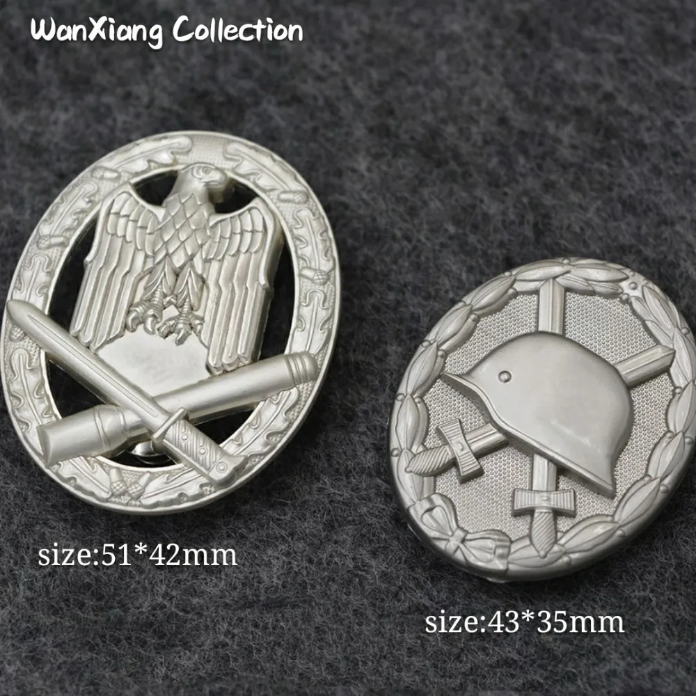 

Top quality WWII WW2 german medal Wound Badge Infantry Assault Badge pin