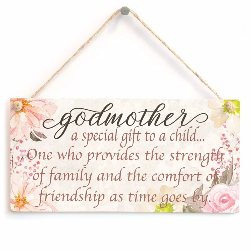 

Meijiafei godmother a special gift to a child ... friendship as time goes by. - Godmother Gift Sign/Plaque For Christening Gift
