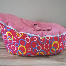 Детские beanbag детские стулья Детские Bean мешок плотно прилегает кровать портативное сиденье без наполнения