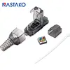 RJ45 Cat6 conector UTP enchufe Modular sin herramientas de engaste módulo Compatible con Cat 5/5e gato 6 jack Cable de red sin blindaje ► Foto 2/6