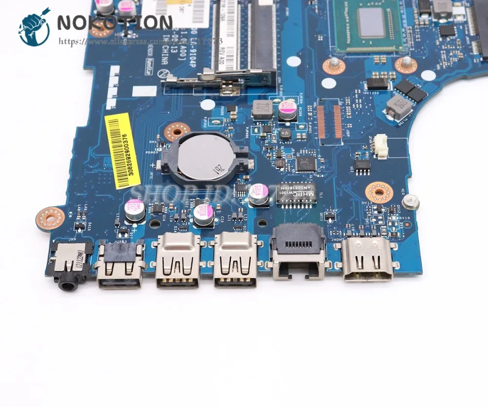 Материнская плата NOKOTION для ноутбука Dell Inspiron 15R 5521 3521 материнская Φ 0TPX0T VAW00 CPU