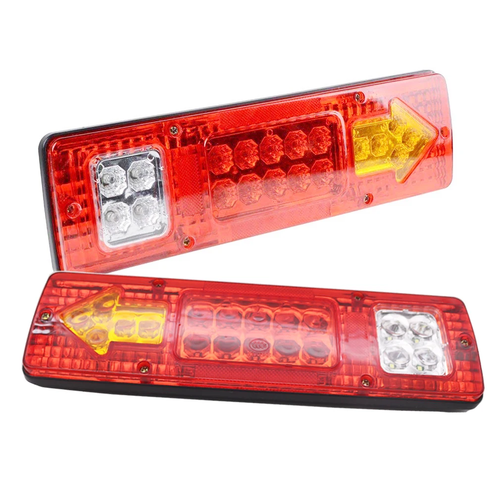 Yait 1 пара 12V/24V 19 LedTruck трейлер задние светильник Водонепроницаемый Camper индикатор
