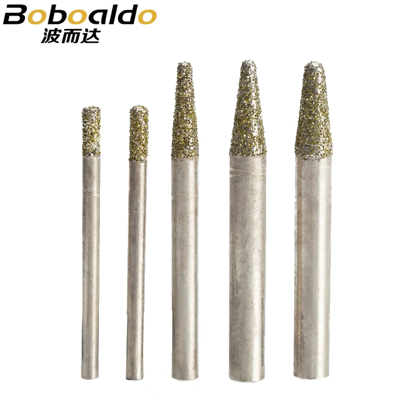

1PC Stone Engraving Machine Cutter Stone Cutting Bits CNC stone carving tool Electroplated diamond Router bit