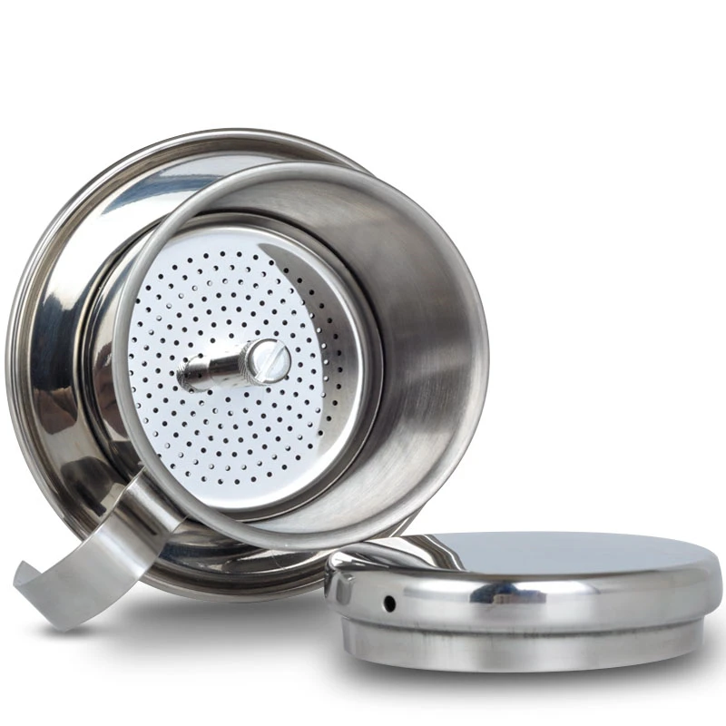 Kopen Rvs Vietnam Koffie Druppelaar Filter Pot En 100 Stuks Papieren Filter Set Vietnam Drip Pot Filter Kopje Koffie Filter gereedschap