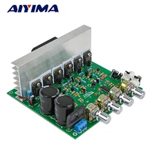 AIYIMA Double 15-28V AC High Power Deep Bass 2.1 Amplifier 3 Channel Subwoofer Professional Amplifier Board