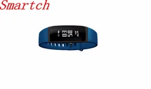 Smartch V07 Смарт Группа Браслет сердечного ритма Приборы для измерения артериального давления pedomet браслет Фитнес SMS оповещения для IOS телефона Android PK Mi band 2