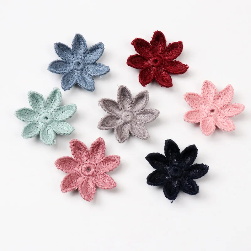 

Flower Lace Applique Trim Embroidered Lace Ribbon For Garment Accessories Decoration Sew 35mm 20pcs