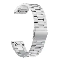 Браслет для Garmin Fenix 5 gps часы из натуральной Нержавеющая сталь браслет быстрой замены Fit ремешок падение доставка 0818