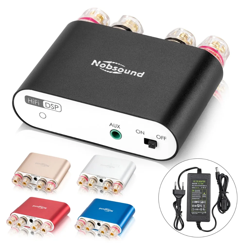 2021 Latest Nobsound NS-10G Pro Mini Bluetooth 5.0 DSP Digital Power Amplifier Stereo HiFi Audio AMP 50W+50W