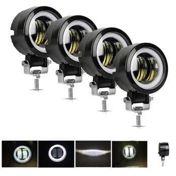 

TNOOG 4pcs 3inch 80w Led Work Light 12v offroad 4x4 car Trucks Flood Spot Beam 24v 20w Led Working Lights Auto Fog Driving Lamp