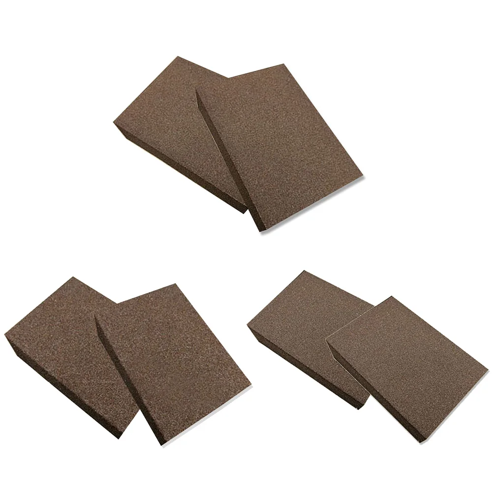2Pcs Abrasive Foam Polishing Sanding Sponge Block Sandpaper Assorted