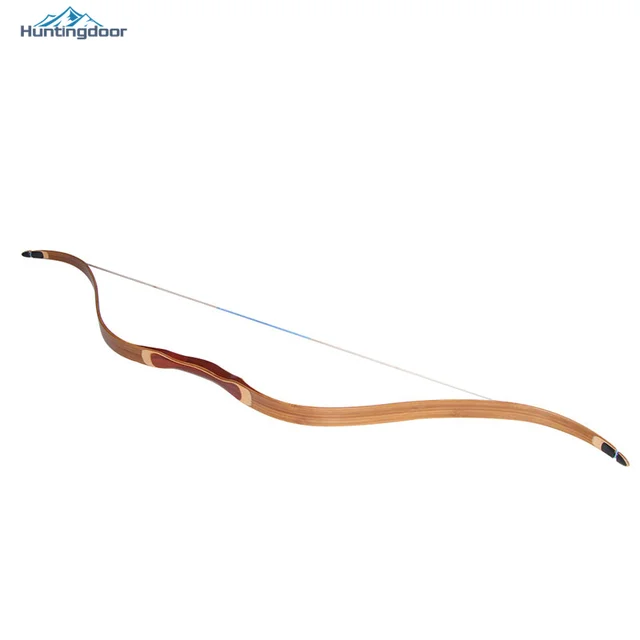 Cheap Recurve Bow Traditional Wooden Bow Fits Left and Right Hands Bow 35lbs 40lbs 45lbs Outdoor Hunting Bow For Shooting Training