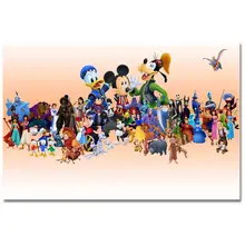 TAAWAA Kingdom Hearts 1 2 Kairi Sora Game Art Silk Poster 14x21 20x30 inch Wall Art Picture for Home Living Room Decor 