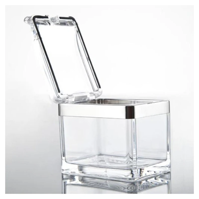 Baratos Caja de condimento hecha de acrílico tarro de especias Set Condiment Cruet botella suministros de cocina