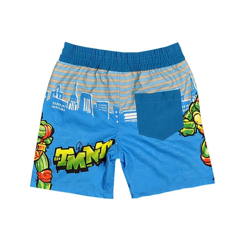 2018 طفل الفتيان الصيف النينجا الكرتون بناطيل الشواطئ الأطفال الأزياء لوح التزلج السراويل الاطفال ملابس السباحة الملابس ل 3-8 سنة