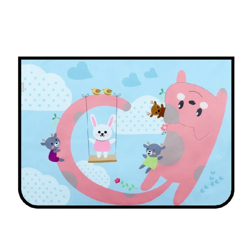 Лобовое стекло автомобиля Солнцезащитная занавеска милый Декор автомобиля по мотивам мультфильма задняя боковая Солнцезащитная шторка защита окна шторы 50*70 см