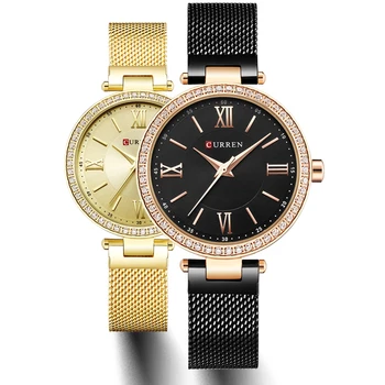 

Women Watches Crystal Diamond Rolling Bracelet Women's Watches Brand Luxury Ladies Watch Women Quartz-watch Clock reloj mujer