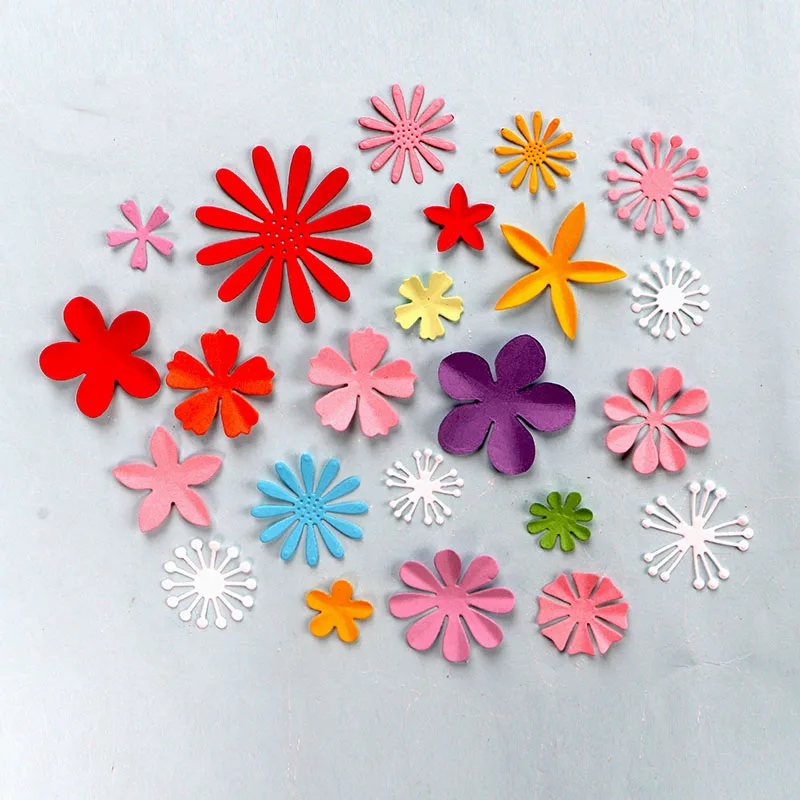 

DUOFEN METAL CUTTING DIES small flowers set embossing stencil DIY Scrapbook Paper Album 2019 new