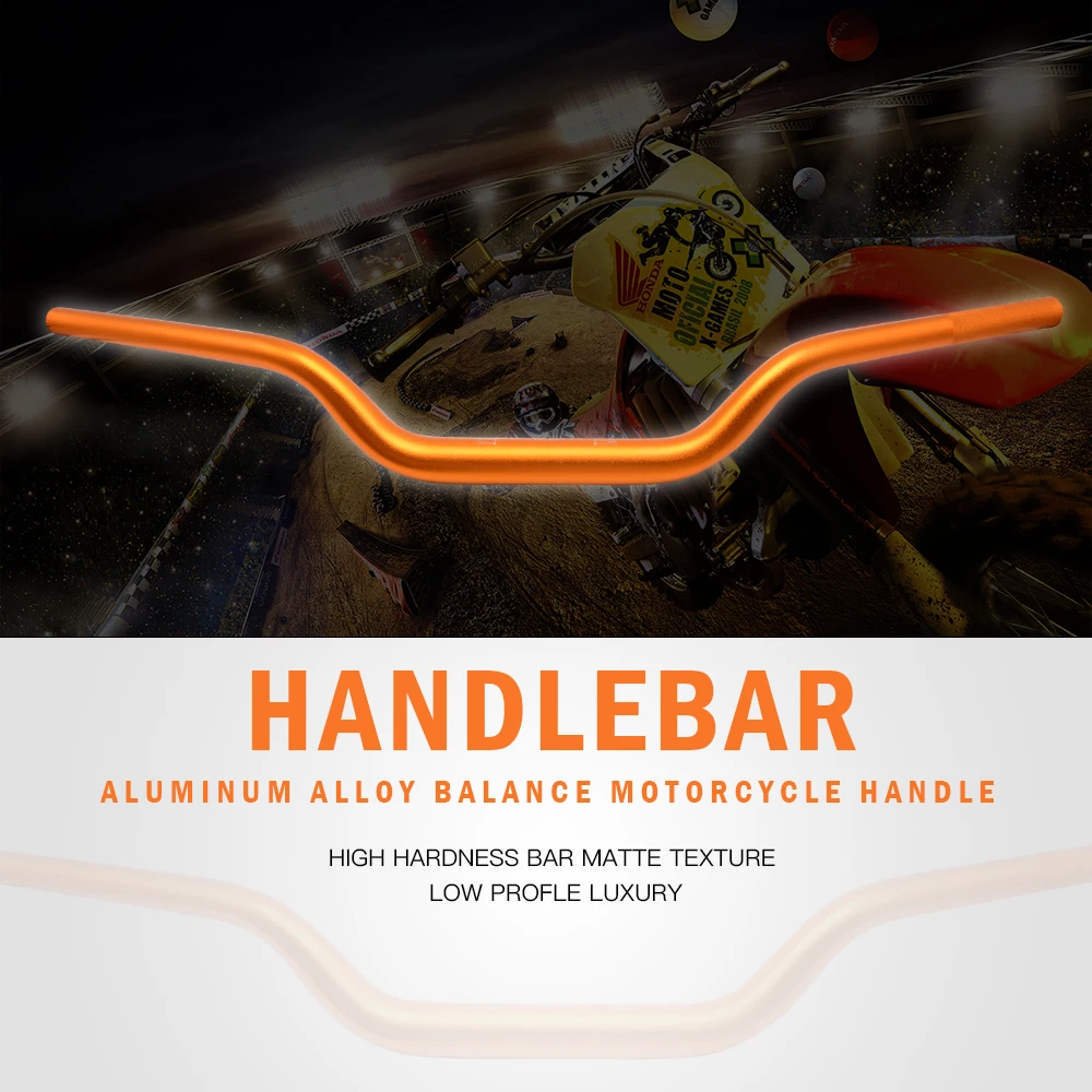 

7/8''Aluminum Sand Blasting Technology Finished Anodizing Motorcycle Handlebar for KTM pit bike moto handle bar