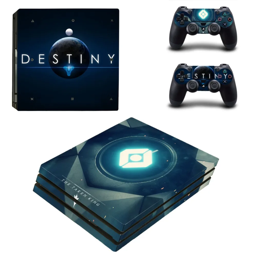 Виниловая наклейка для игровой консоли Destiny 2 PS4 Pro Playstation 4 и контроллеров