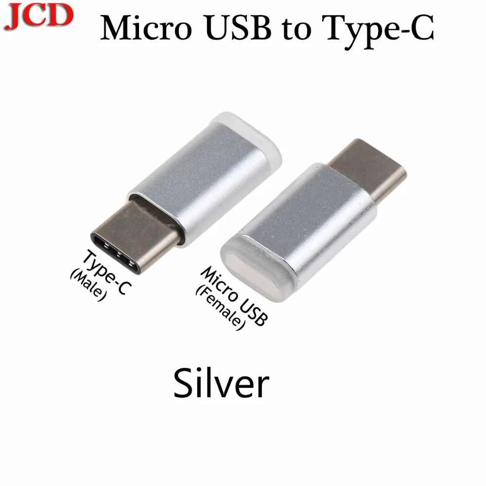 Адаптер JCD Type c Otg с Micro Usb на C разъемы для зарядного устройства Samsung Galaxy S8 S9 Plus Note 8 9