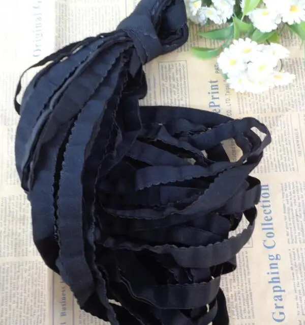 

10 Meters/lot 15mm Width Strong DIY Lace Trim Elastic Lace Ribbon 2 Layers Wholesale Sewing Garment Accessories Lace Fabric