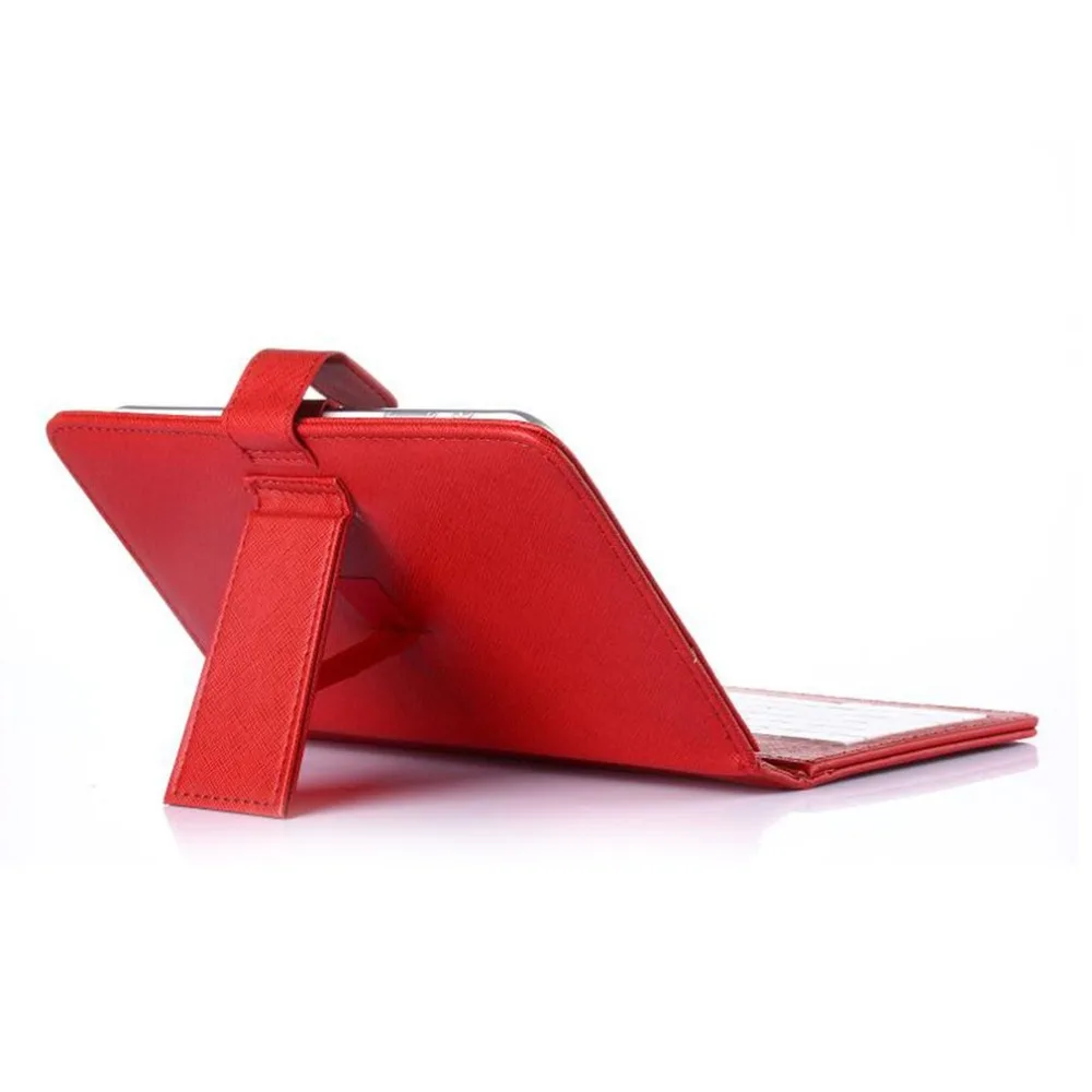 

7 Inch Imitation Leather Case Cover USB Keyboard for Android Windows Tablet