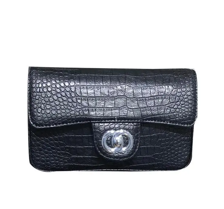 

864 2019 Women Cow Leather Fashion Luxury Brand Alligator Handbag Female Shoulder Cross Body Bags Lady Hand Bags Messenger Bag
