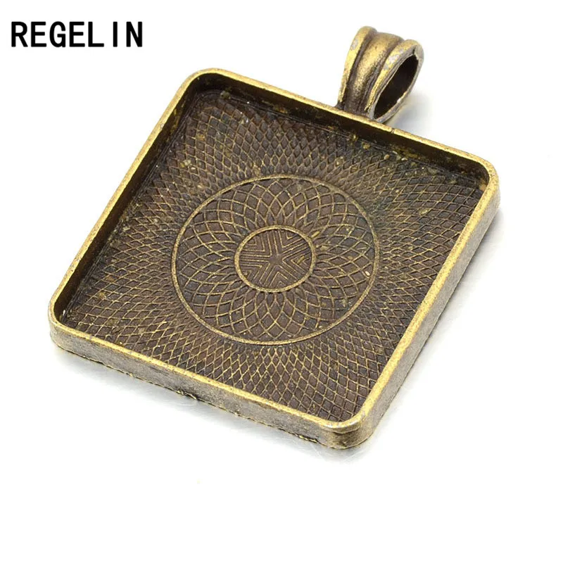REGELIN основы для кабошонов настройки ювелирных изделий кулон 10 шт./лот 30 мм лотки