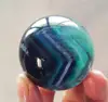 45mmNatural Fluorite Quartz Crystal Sphere Ball Healing 1