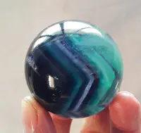 45mmNatural Fluorite Quartz Crystal Sphere Ball Healing 1