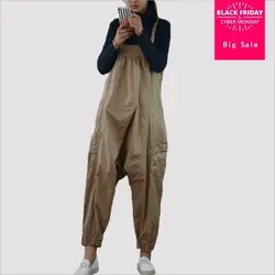 2018 г. модные брендовые Большие размеры шаровары umpsuits женский отличное качество закрытия потока ретро Длинные Комбинезоны и боди wj2203