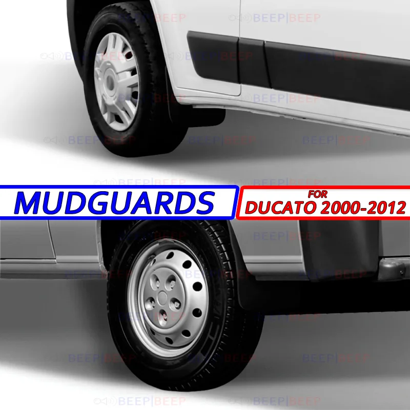 

For Fiat Ducato 2000-2012 mudguards mudflaps splash guards mud flap fender front rear molded car styling decoration