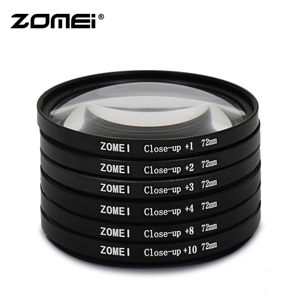 

Zomei Original Macro Close Up Lens Filter +1 +2 +3 +4 +8 +10 Filter 49/52/55/58/62/67/72/77/82mm for Canon Nikon DSLR Camera