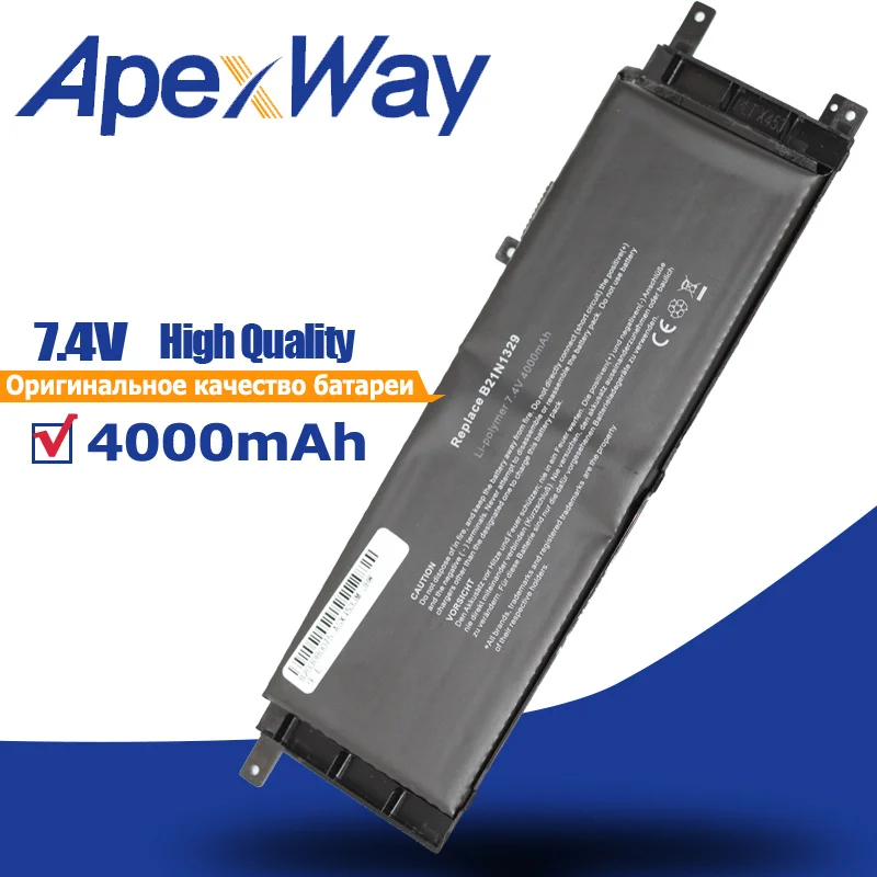 

ApexWay 7.4V 4000mAh Battery B21-N1329 B21N1329 0B200-00840000 for ASUS D553MA X453 X453MA X553MA F553M F553MA F553SA Ultrabook