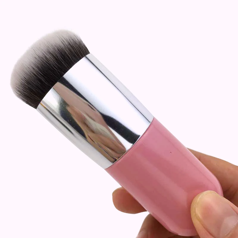 

high quality foundation flat powder brush portable BB cream makeup tool kit Professional cosmetic flat makeup brush for face