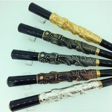 Jinhao последняя Дизайн Дракон золотой РОЛИК ручка Высокое качество Лидер продаж роскошные писать подарочные ручки