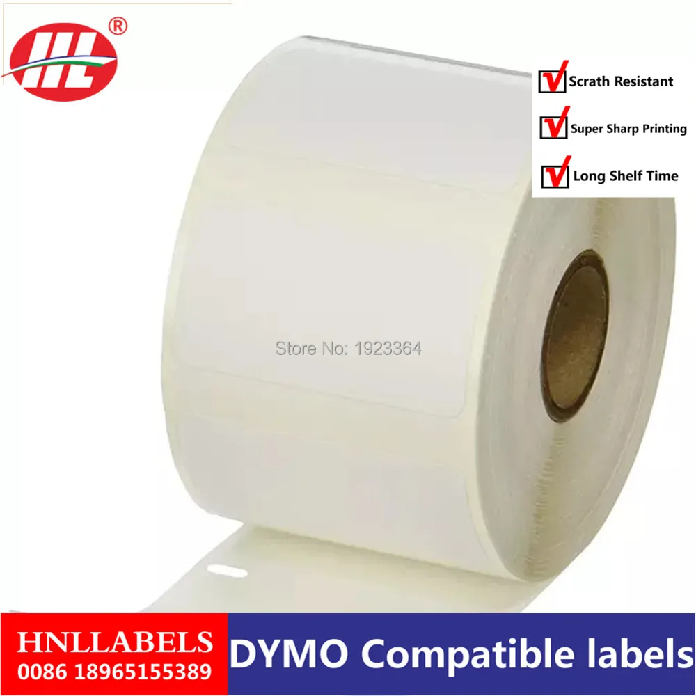 Совместимость с dymo 30334-2-1/" x 1-1/4" многоцелевые этикетки(1 рулон-1000 этикетки) 57 мм* 32 мм* 1000 этикетки