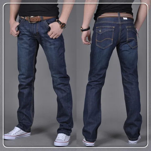 2015 new mens printed jeans to the spring and Autumn