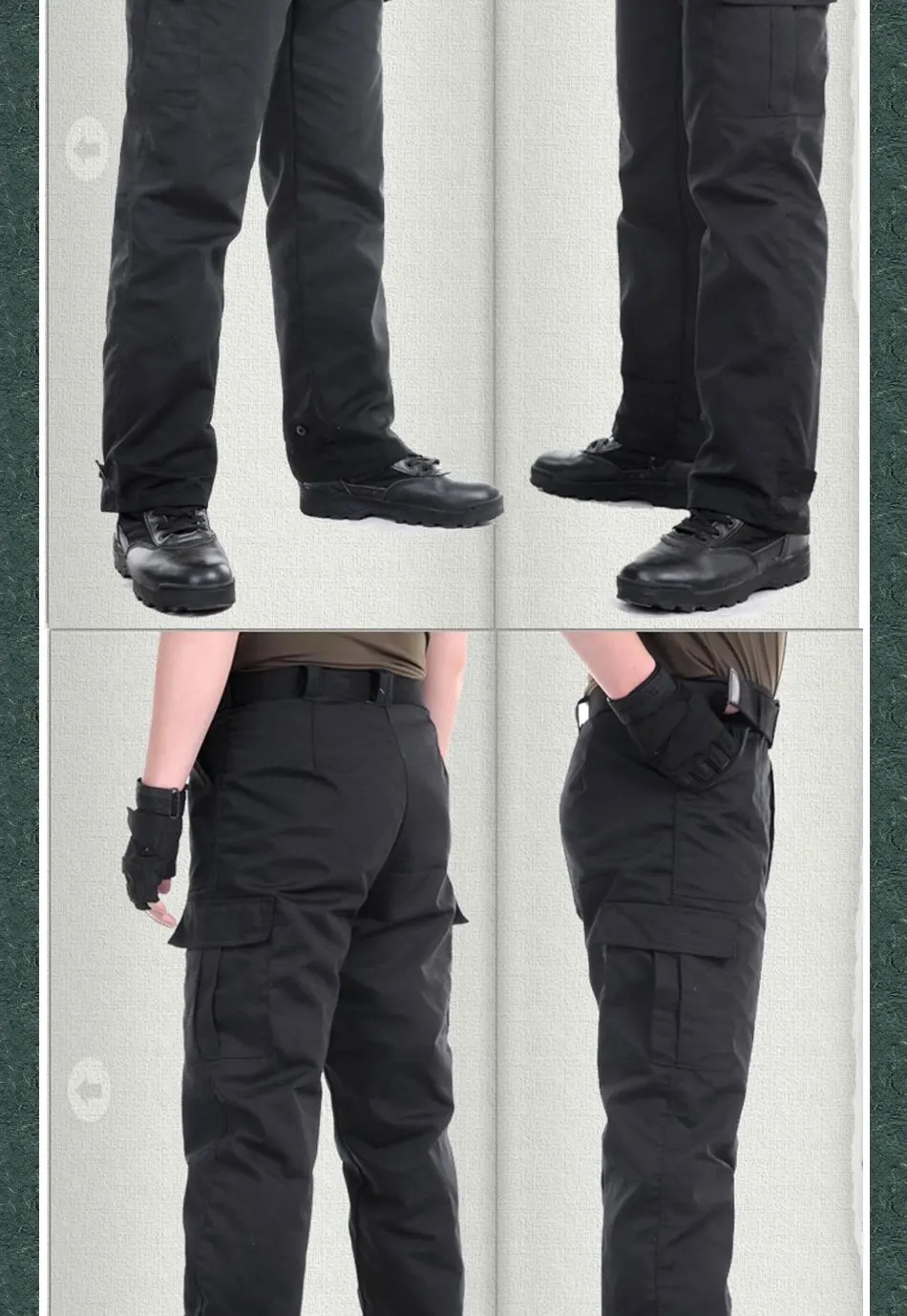 Высокое качество,, мужские свободные тактические боевые брюки, черные штаны, комбинезоны, военные, безопасность, камуфляж, брюки-карго