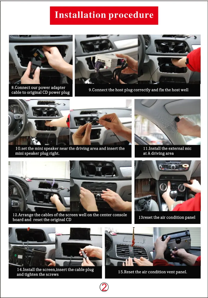 Excellent Panlelo Car Stereo Android 7.1 For Audi Q3 Auto Radio AM/FM GPS Navigation BT Steering Wheel Control Wifi  2 Din HD 1024*600 9