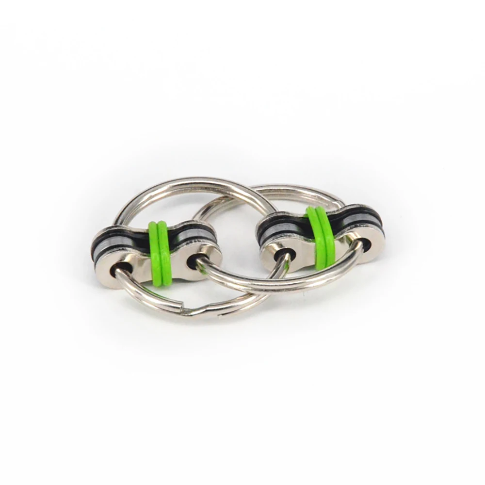 

2018 new Flippy Chain Fidget Toy Perfect for ADHD, Anxiety and Autism - Bike Chain Fidget Stress Reducer for Adults and Kids