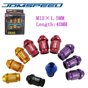 

Xpower -20 PCS/set 40MM M12X1.5 D1-SPEC JDM WHEEL LUG NUT FOR HONDA ACURA CIVIC INTEGRA NEW(P:1.5 L:40MM)