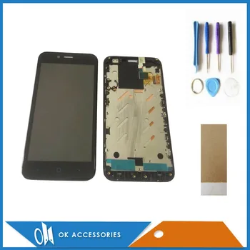 

5.0 Inch For ZTE Blade A460 LCD Display+Touch Screen Digitizer Assembly Black Color With Frame With Tools Tape 1PC/Lot