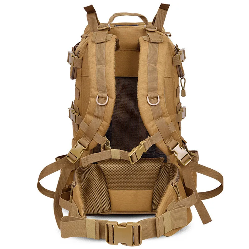 Billige Heißer 50L Molle Hohe kapazität Wasserdicht Mochila Militar Taktische Rucksack Assault Military Rucksäcke Rucksack Camping Jagd Tasche