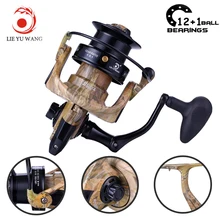 9000-10000 большой 13BB 4,1: 1 Рыболовная катушка фидер для рыбной ловли металлический корпус спиннинг на карпа катушки Carretilhas pesca molinete Рыбалка