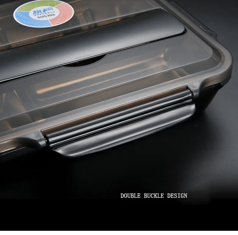 304 Ланч-бокс из нержавеющей стали, герметичный, 4/5, Bento box, контейнеры для еды, для офиса, школы, для детей, для микроволновой печи, для еды, для пикника, с ложкой