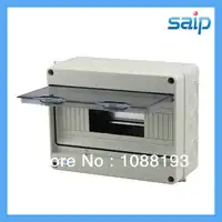 Free Shipping Plastic Favor Distribution Box 12 Ways Electrical Enclosure Indoor Surface Mount IP65 9.84"*7.68"*3.54"